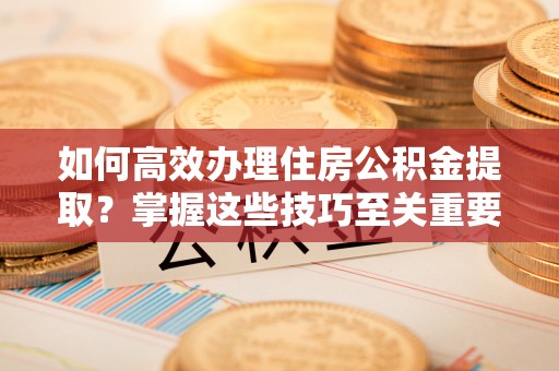 优质如何高效办理住房公积金提取？掌握这些技巧至关重要